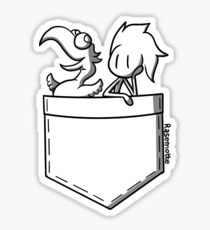 Pocket Rodey and Godiche Sticker