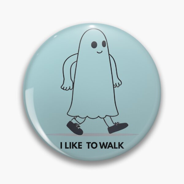 Item preview, Ghost Likes Walking designed and sold by HELLO TIGER.
