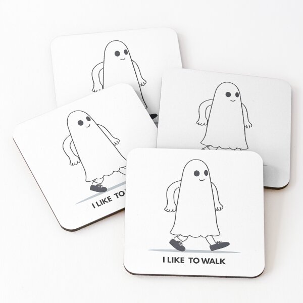 Item preview, Ghost Likes Walking designed and sold by HELLO TIGER.
