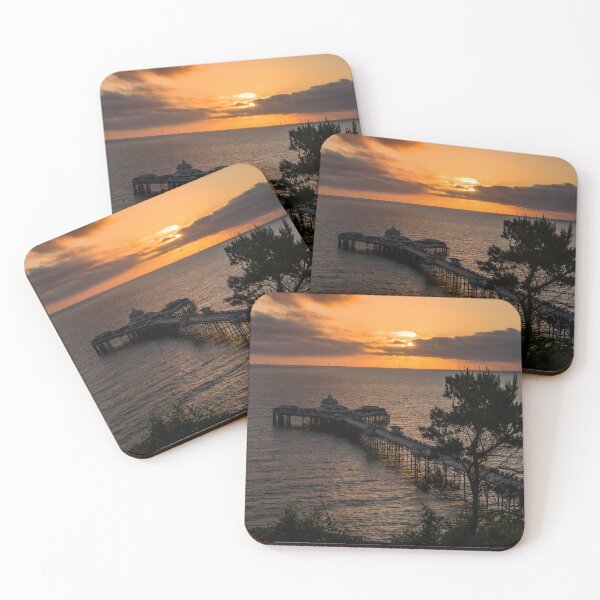 Item preview, Llandudno Pier at Sunrise – Scenic Coastal Photography designed and sold by DiscoverySB.