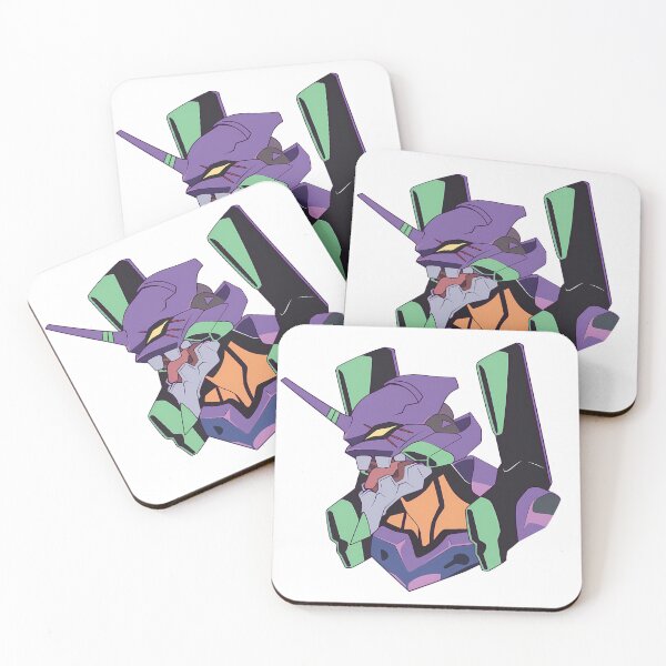 Item preview, Neon Genesis Evangelion Unit 01 NGE Chibi Mecha Peeking Anime designed and sold by TorbenKuhano.