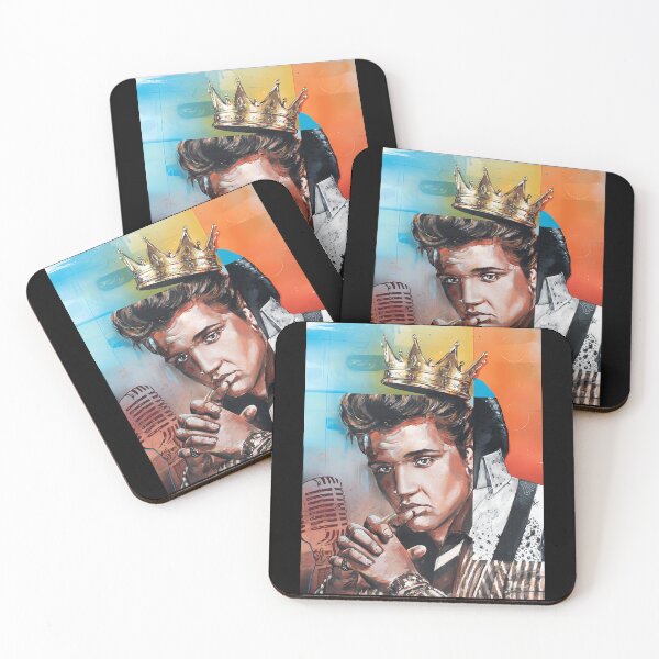 Artikelvorschau, Elvis Popart Gemälde entworfen und verkauft von HeiderSchaller.