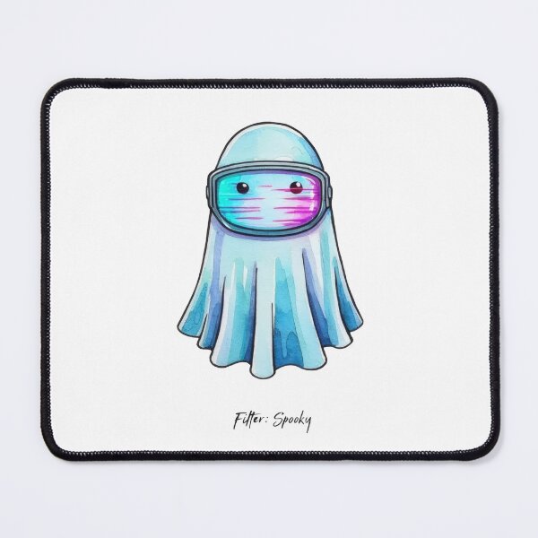 Item preview, Neon Ghost – Futuristic Spooky Character Art designed and sold by Ombrya.