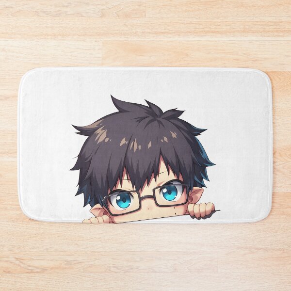 Item preview, Yukio Okumura Blue Exorcist Studious Peeking Chibi Anime designed and sold by TorbenKuhano.