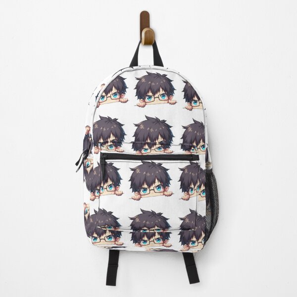 Item preview, Yukio Okumura Blue Exorcist Studious Peeking Chibi Anime designed and sold by TorbenKuhano.
