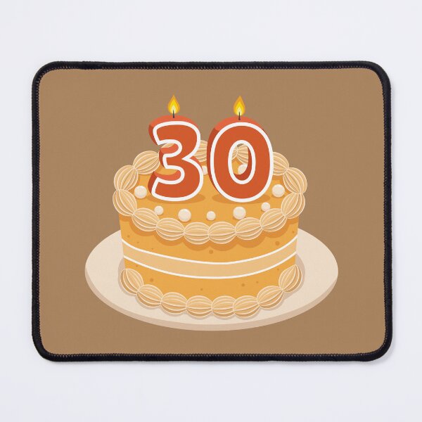 Item preview, Birthday Cake Turning 30 designed and sold by Art-of-Rory.