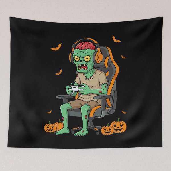 Item preview,  Halloween Zombie Gamer Video Gaming Boys Kids Men Gift Halloween costume designed and sold by JUSTBEELEGANT.