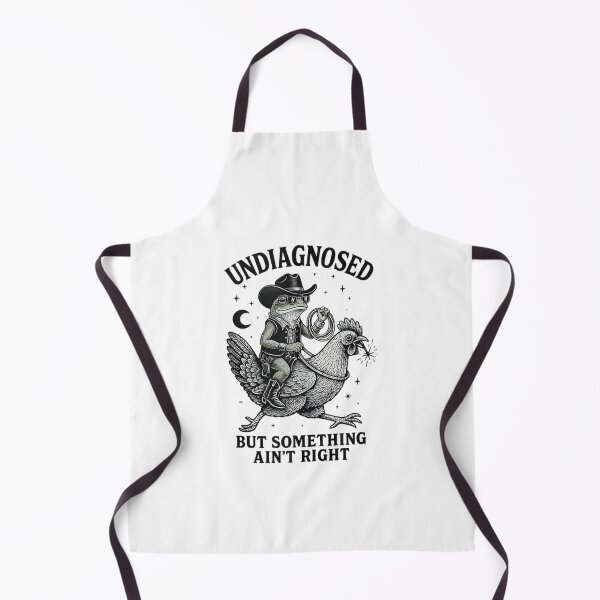 Item preview, Undiagnosed But Something Ain't Right Funny Frog Chicken designed and sold by PetPanache.