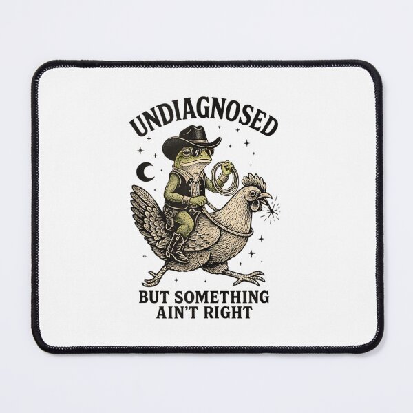 Item preview, Undiagnosed But Something Ain't Right Funny Frog Chicken designed and sold by PetPanache.