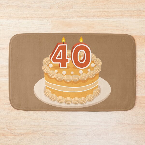 Item preview, Birthday Cake Turning 40  designed and sold by Art-of-Rory.