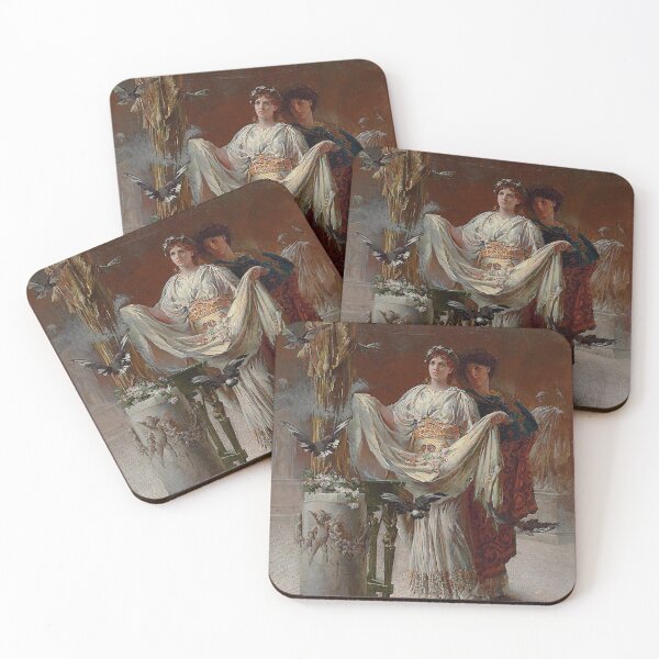 Item preview, Antony and Cleopatra, c.1887 (oil on canvas) Waterhouse designed and sold by Vintage Designs +.