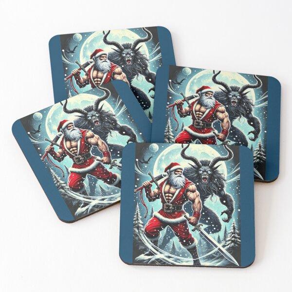 Item preview, Jacked Santa Vs. Krampus .png designed and sold by Saduradin.