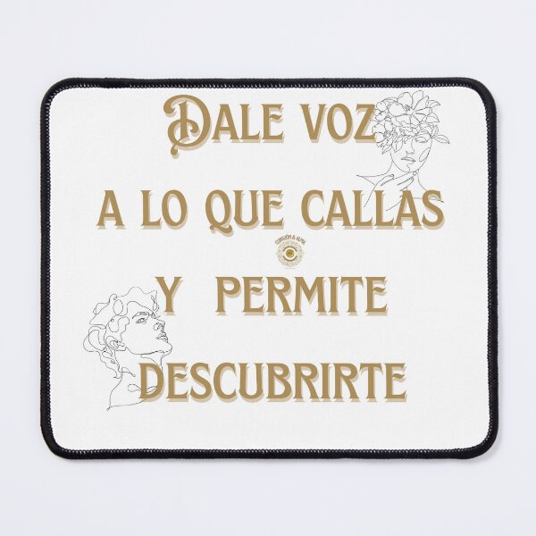 Item preview, "Give voice to what you keep silent and allow yourself to be discovered." designed and sold by corazonyalma8.