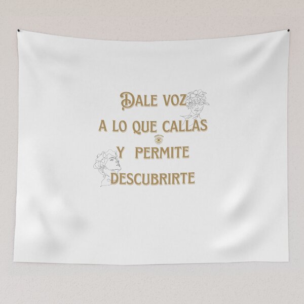 Item preview, "Give voice to what you keep silent and allow yourself to be discovered." designed and sold by corazonyalma8.