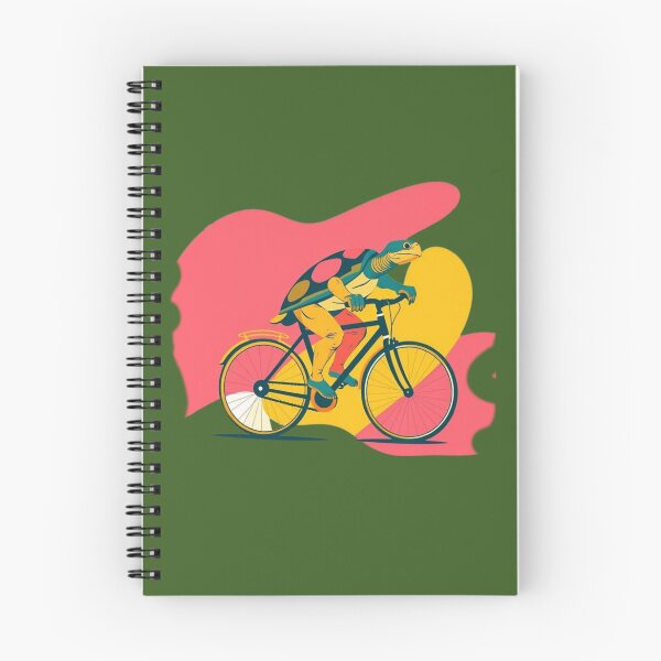 Item preview, Vibrant Abstract Geometric Turtle on Bicycle T-Shirt - Modern Vector Art Design designed and sold by karim38.