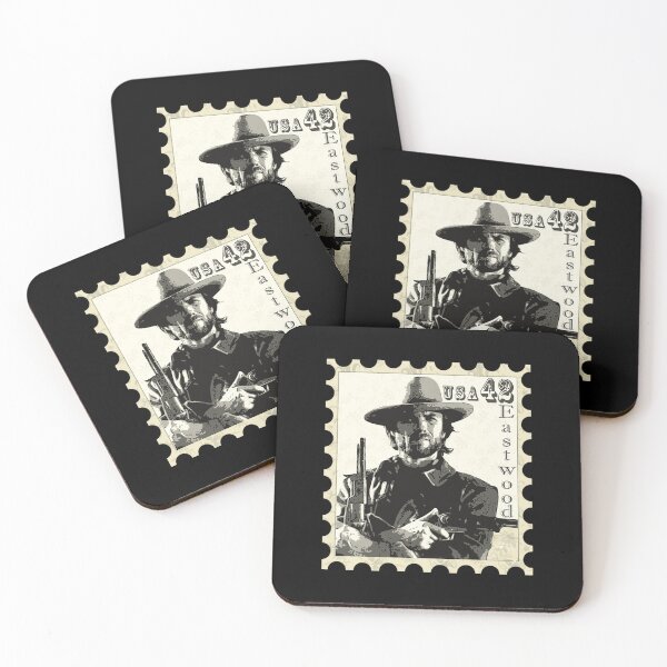 Artikelvorschau, Briefmarkendesign von Clint Eastwood entworfen und verkauft von Purplerushh.