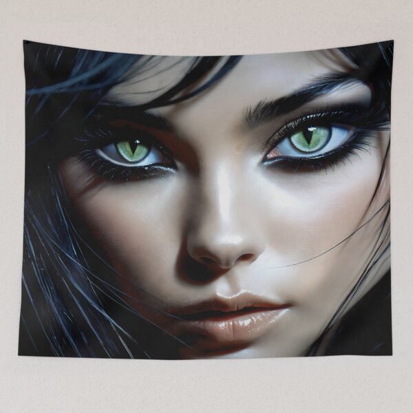 Item preview, She is like a cat in the dark 22 designed and sold by deep-sea-birds.
