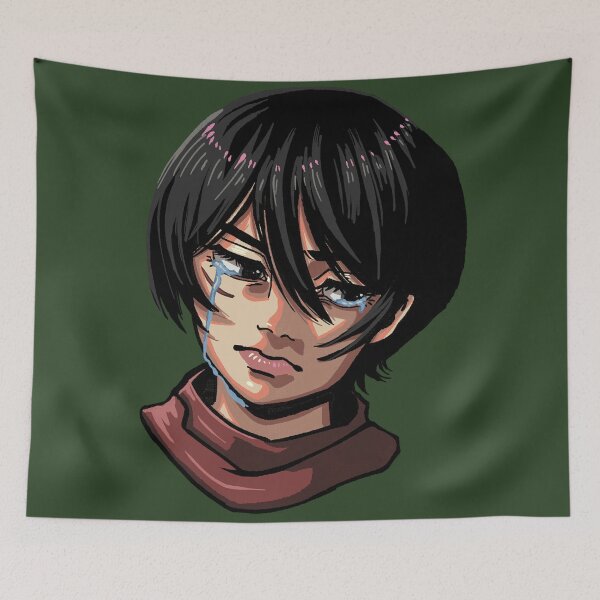 Item preview, Mikasa Ackerman Sticker designed and sold by sinvee1907.