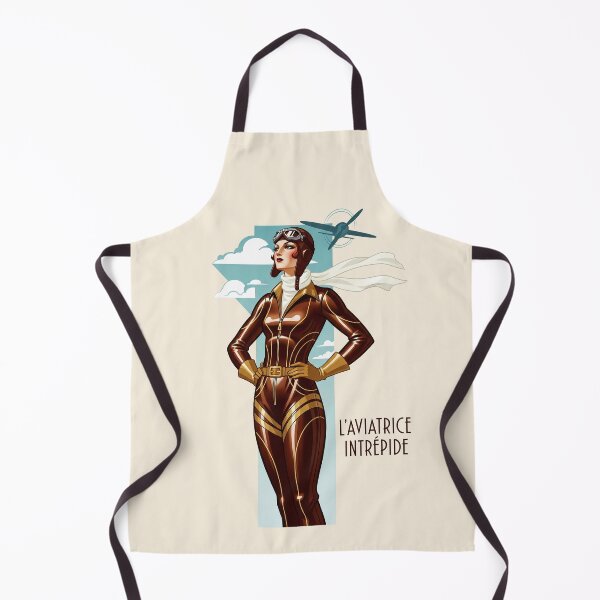 Item preview, After Erté - L'AVIATRICE INTRÉPIDE (The Intrepid Aviatrix) designed and sold by elektronen.