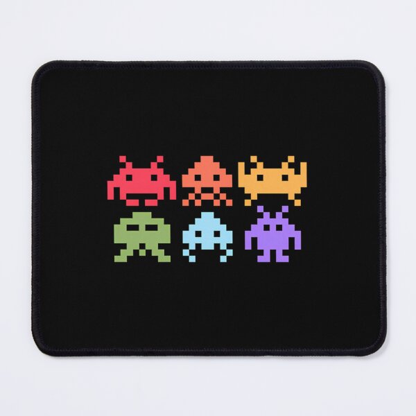 Item preview,  Space Invaders Pixel Art Rainbow Aliens designed and sold by ElijahDunston1.