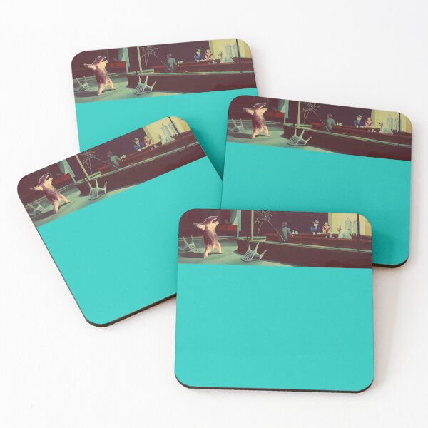 Item preview, Banksy-Nighthawks-Anteater-Edward-Hopper designed and sold by AndrsrBttner.