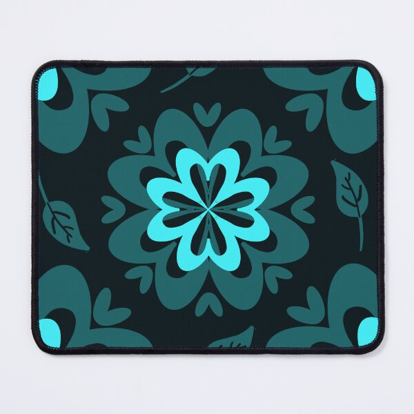 Item preview, Flower And Leaves – Blue Luminance Radiant Pattern designed and sold by Preeyanc.