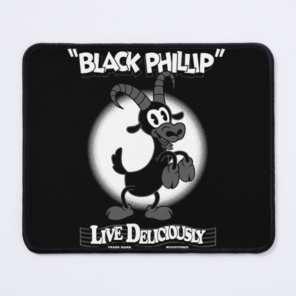 Item preview, Black Phillip Live Deliciously Cartoon Goat designed and sold by BrandonBakers.