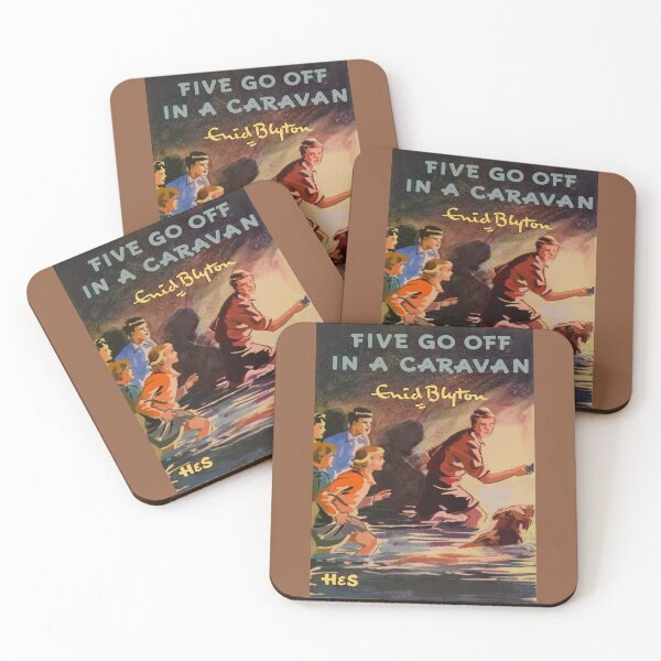 Item preview, The Famous Five by Enid Blyton, Five go off in a Caravan designed and sold by booksnbobs.