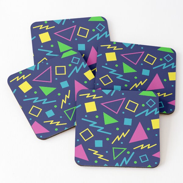 Item preview, 90S Navy And Neon Geometric designed and sold by BeatriceKling.