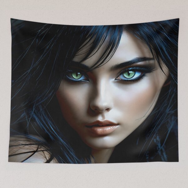 Item preview, She is like a cat in the dark 25 designed and sold by deep-sea-birds.