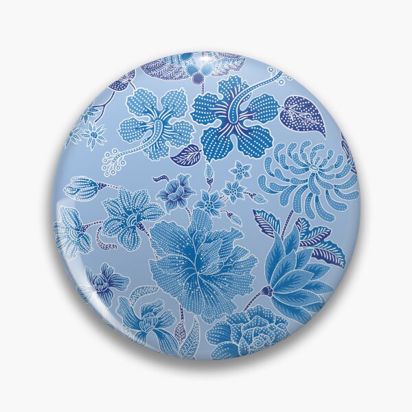 Item preview, Nyonya Blue Bouquet Batik Pattern  designed and sold by YoungLWorkshop.