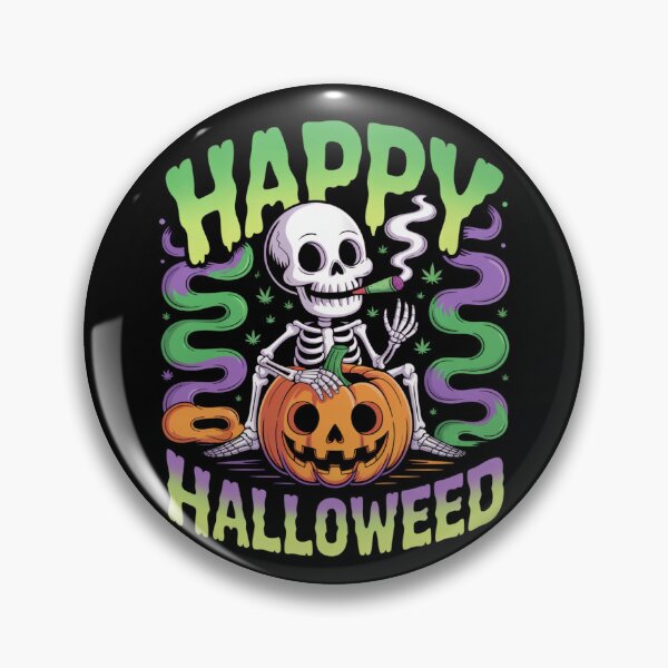Item preview, Halloweed Skeleton - Spooky Cannabis Halloween Design designed and sold by RDRdesign.