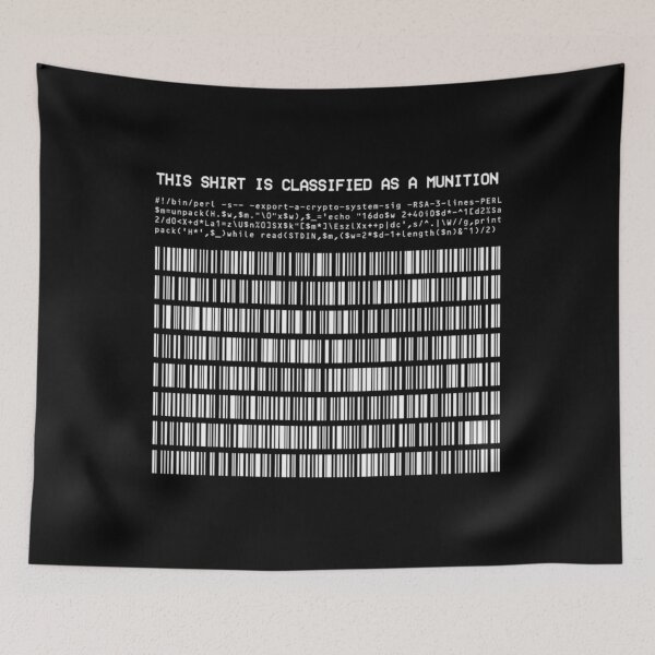 Item preview, Encryption Shirt (White Text) designed and sold by sammiehyatt.