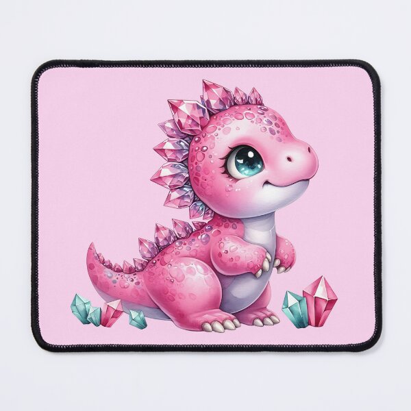 Item preview, Pink Gemstone Dinosaur Pretty Diamond Dino designed and sold by MoonMonkeyNbear.