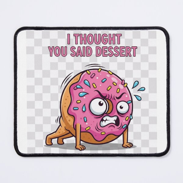 Item preview, Gym Donut Funny Dessert Pun designed and sold by INNER WINNER YOU.