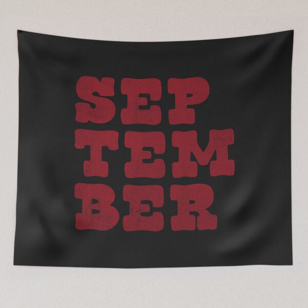 Item preview, September Bold Retro Vintage Typography Design designed and sold by trepiu.