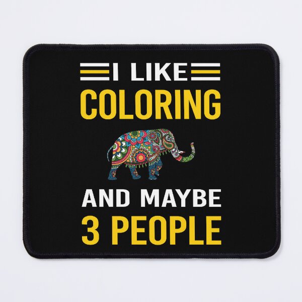 Item preview, I Like 3 People Coloring designed and sold by xaviajames9.