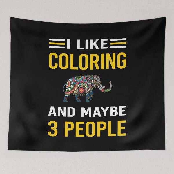 Item preview, I Like 3 People Coloring designed and sold by xaviajames9.