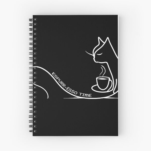 Item preview, cat and coffee, espurr-esso time, designed and sold by miro-bob-design.