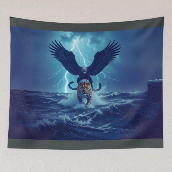 Item preview, Eagle-Crowned Leopard Beast designed and sold by Bible-quotez.