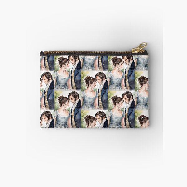 Item preview, Elizabeth and Mr. Darcy Portrait Watercolour Painting designed and sold by booksnbobs.