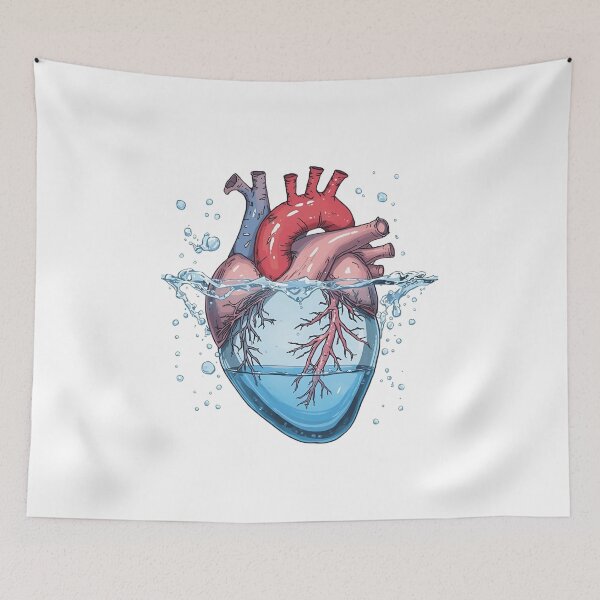 Item preview, Water Heart designed and sold by Nice En.