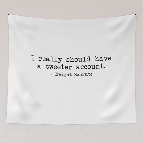 Item preview, Dwight Schrute Quote designed and sold by JStuartArt.