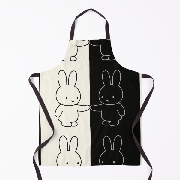 Item preview, Black and White Miffy designed and sold by Cozy Moss Studio.