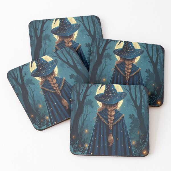 Item preview, A witch in the middle of a forest designed and sold by saly55887.