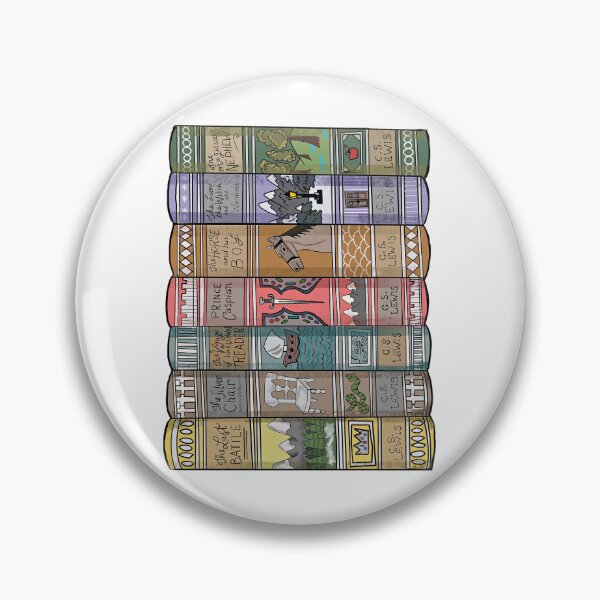 Item preview, Chronicles of Narnia Book Stack Art, Book Spine Art, Chronicles of Narnia, Narnia Book Cover Design, CS Lewis Book, Narnia Gift designed and sold by booksnbobs.