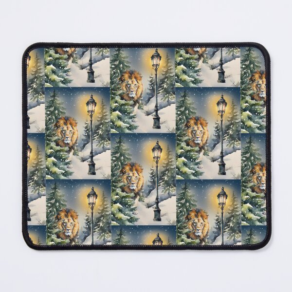 Item preview, The Lion the Witch and the Wardrobe Art Print, C.S. Lewis Art Print, Aslan, Narnia, Chronicles of Narnia, Lamp post designed and sold by booksnbobs.