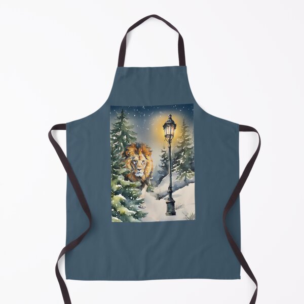 Item preview, The Lion the Witch and the Wardrobe Art Print, C.S. Lewis Art Print, Aslan, Narnia, Chronicles of Narnia, Lamp post designed and sold by booksnbobs.