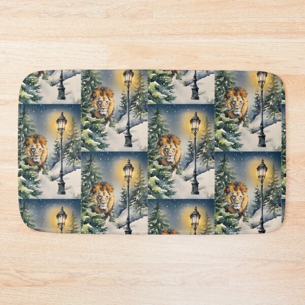 Item preview, The Lion the Witch and the Wardrobe Art Print, C.S. Lewis Art Print, Aslan, Narnia, Chronicles of Narnia, Lamp post designed and sold by booksnbobs.