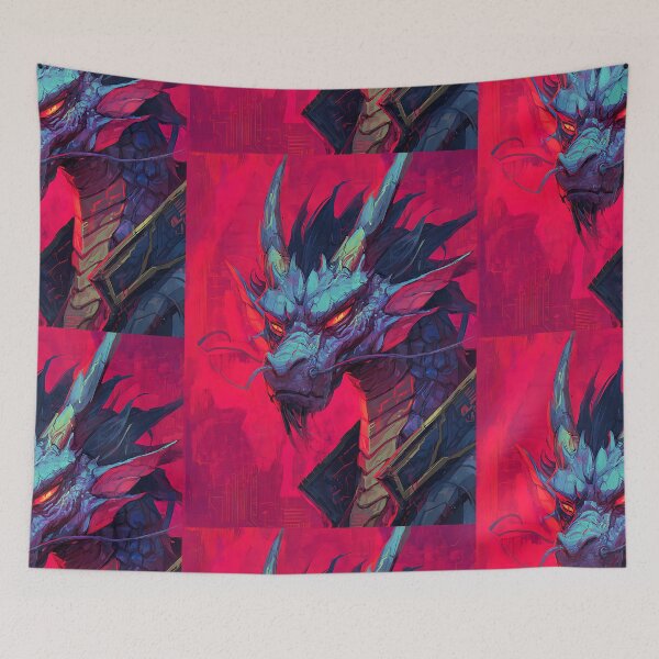 Item preview, Neon Cyberpunk Dragon designed and sold by bapupa.